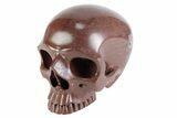 Realistic, Polished Chohua Jasper Skull #382016-1